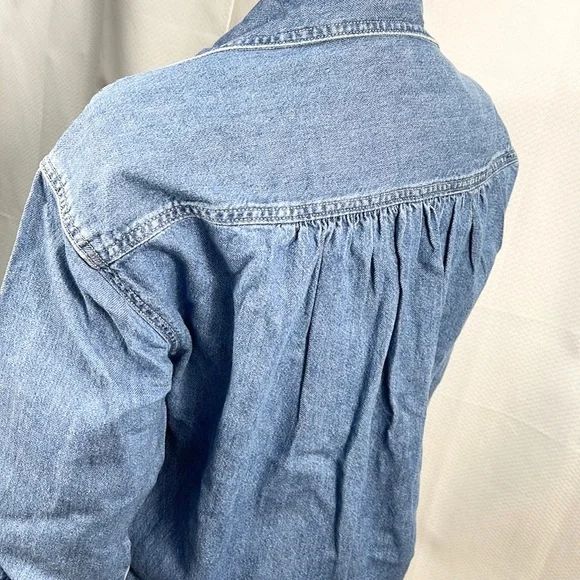 Levi’s Oversize Cool Eco Performance Denim Shirt - Picture 7 of 11